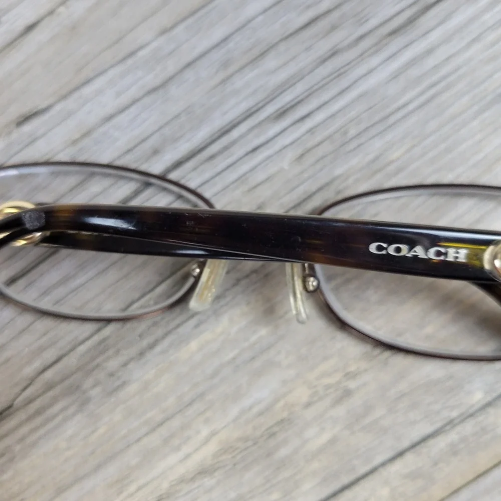 Coach Eyeglasses Frames HC 5054 Faina 9131 Satin Dark Tortoise Women 49-17-135